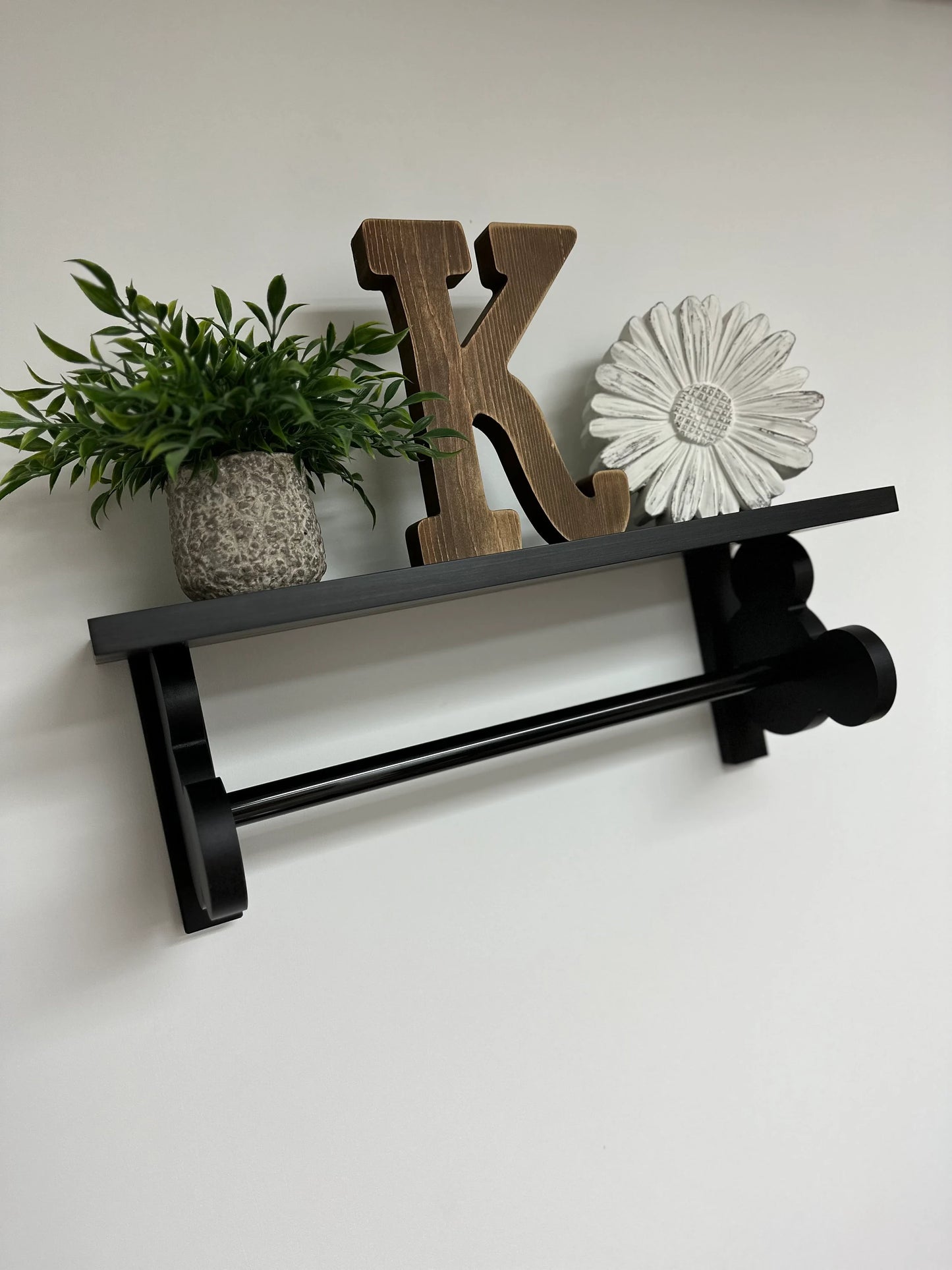 Magical Bathroom Towel Bar and Shelf